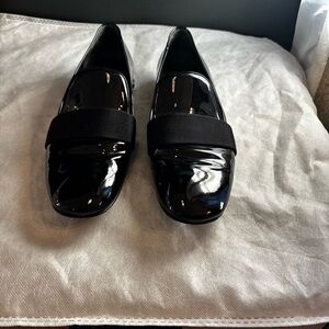 Louis Vuitton Shiny Black Women's Flats